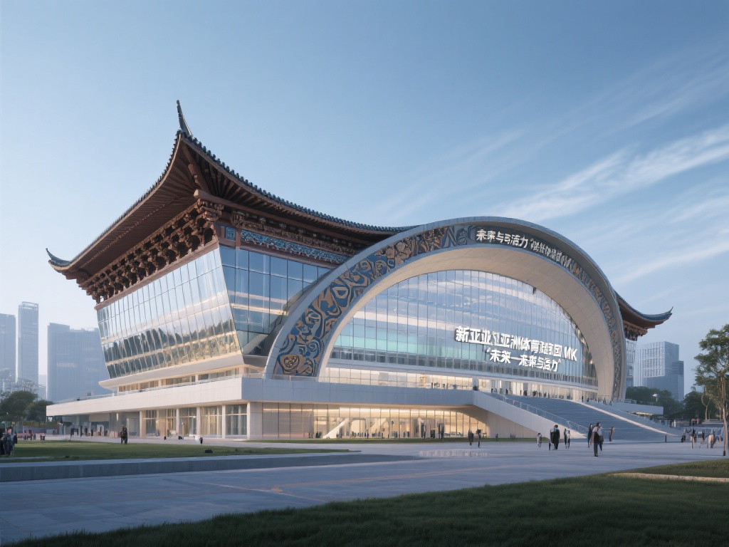 新亚洲体育城MK的设计理念以“未来与活力”为核心，